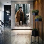Atatürk ve Kurt Modern Salon Duvar Tablosu